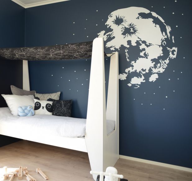 Kuun avaruus | lastenhuoneen seinätarra